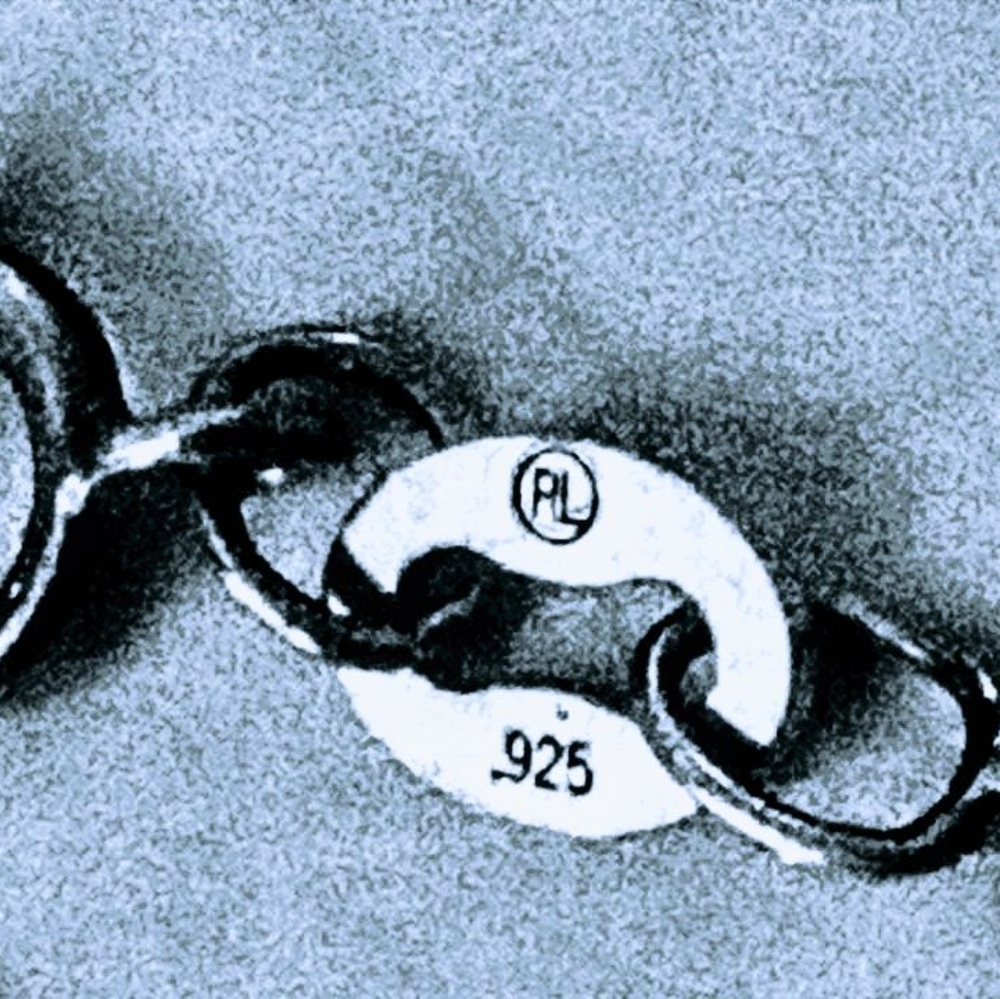 925 sterling silver plated gold chain necklace